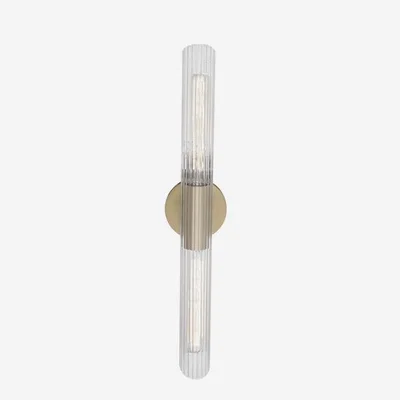 Olivia's Andrew Martin Cecily Wall Light Aged Brass / Large