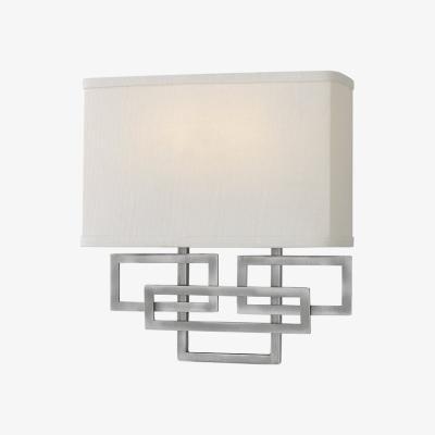 Olivia's Elstead Lanza 2 Light Wall Light Antique Nickel