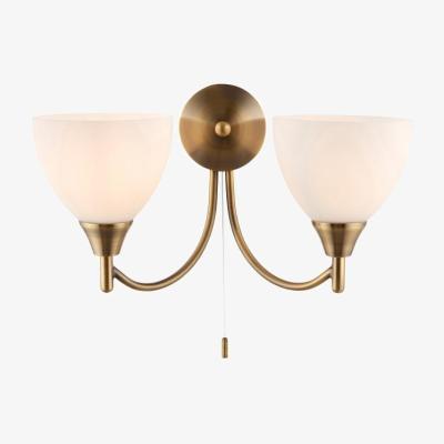 Olivia's Gallery Direct Alton 2 Wall Light Antique Brass