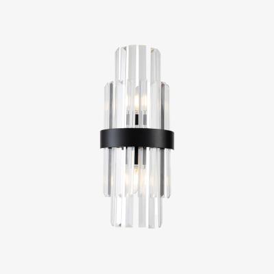 Olivia's Liang & Eimil Regency Wall Lamp Matt Black & Clear