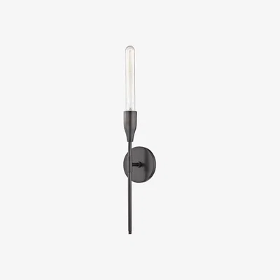 Olivia's Hudson Valley Lighting Tara Steel 1 Light Wall Sconce | Outlet