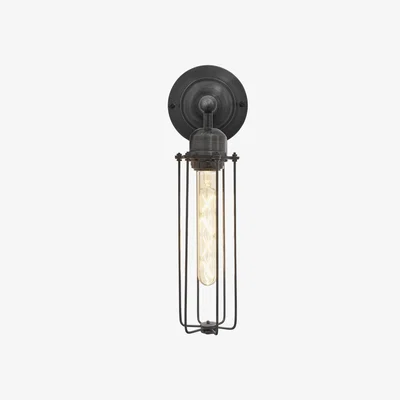 Olivia's Industville Orlando Cylinder Wall Light - 3 Inch