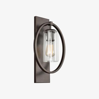 Olivia's Elstead Marlena 1 Light Wall Light Antique Bronze