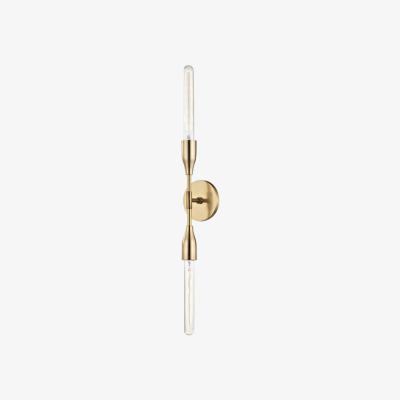Olivia's Hudson Valley Lighting Tara Steel 2 Light Wall Sconce