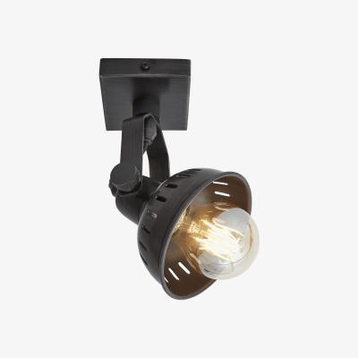 Olivia's Industville Swivel Spotlight Wall Light - Single - Pewter