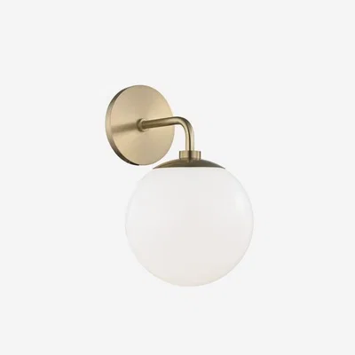 Olivia's Andrew Martin Stella Wall Light Aged Brass