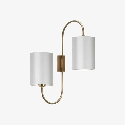Olivia's Heathfield & Co Bronte antique brass wall light
