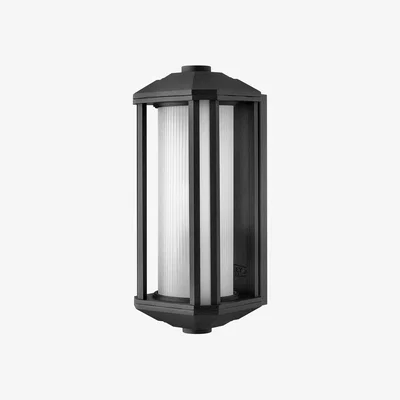 Olivia's Quintiesse Castelle 1 Light Medium Wall Lantern Black