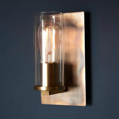 Olivia's Olivia's Alanna Wall Light in Light Bronze