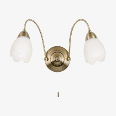 Olivia's Gallery Direct Petal 2 Wall Light / Antique Brass