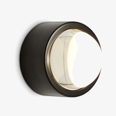 Olivia's Tom Dixon Spot Round Wall Light Black / Black