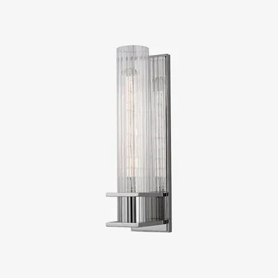 Olivia's Hudson Valley Lighting Sperry Steel 1 Light Wall Sconce
