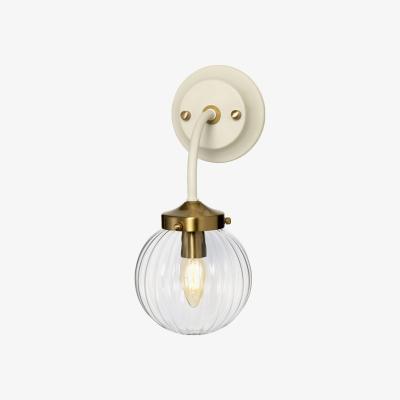 Olivia's Elstead Cosmos 1 Light Wall Light Cream Painted + Aged Brass Plated