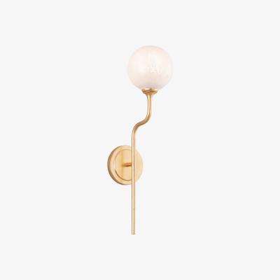 Olivia's Hudson Valley Lighting Corbett 1 Light Wall Sconce in Vintage Gold Leaf
