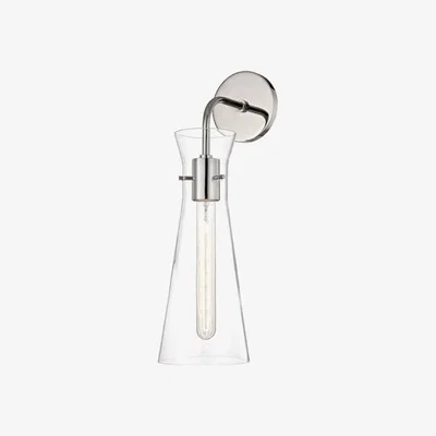 Olivia's Hudson Valley Lighting Anya Steel 1 Light Wall Sconce | Outlet