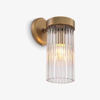 Olivia's Eichholtz Carnero Wall Lamp in Antique Brass