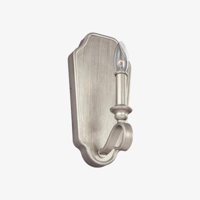 Olivia's Elstead DeWitt 1 Light Wall Light Sunrise Silver