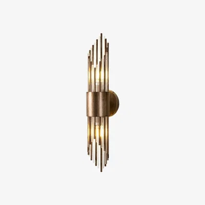 Olivia's RV Astley Alness Wall Lamp with Painted Gold Antique Finish