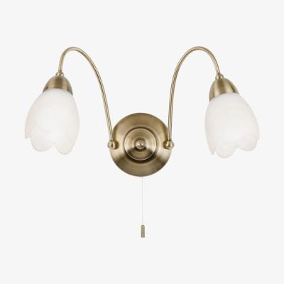 Olivia's Gallery Direct Petal 2 Wall Light / Satin Chrome