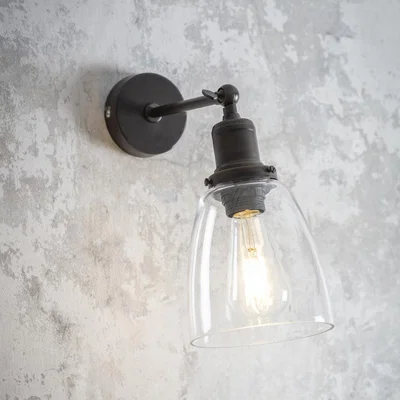 Olivia's Garden Trading Hoxton Dome Wall Light in Antique Bronze