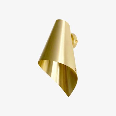 Olivia's Arcform Lighting - Arc Wall Light in Brushed Brass / Maxi