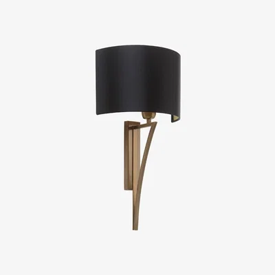 Olivia's Heathfield & Co Yves Antique Brass Wall Light