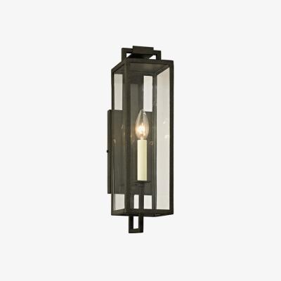 Olivia's Hudson Valley Lighting Beckham Hand-Worked Iron 1lt Wall