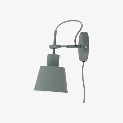 Olivia's Bloomingville Filine Wall Lamp in Green Iron