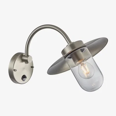 Olivia's Gallery Direct Lincoln Wall Light Brushed Steel