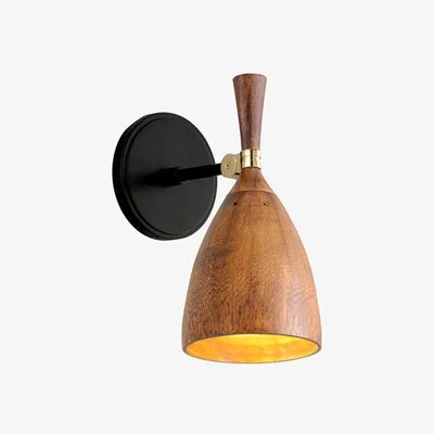 Olivia's Hudson Valley Lighting Utopia Hand Crafted Iron And Acacia 1lt Wall Sconce