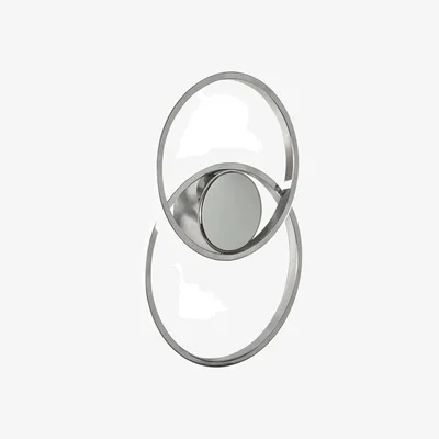 Downtown BHS Pei Rings Wall Light - Chrome