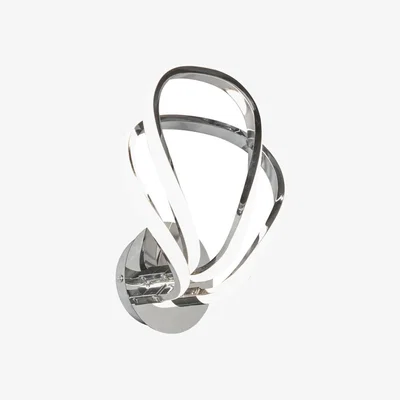 Downtown BHS Alvar 2 Light Petals Wall Light - Chrome