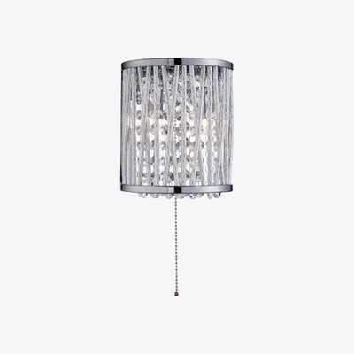 Downtown Searchlight Wall Light With Crystal Drops