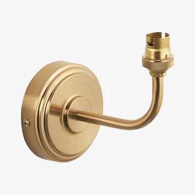 Perch and Parrow Donald Arc Wall Fitting in Brushed Aged Brass
