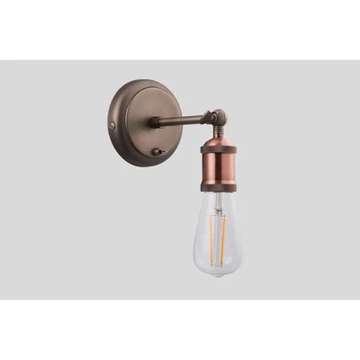 Perch and Parrow Anker Aged Pewter Wall Light