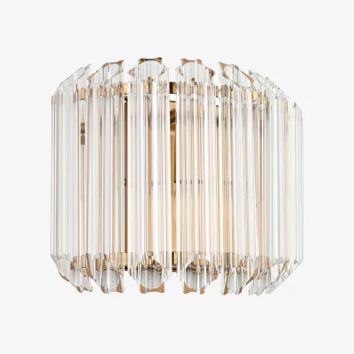 Perch and Parrow Darcy Wall Light in Brushed Aged Brass