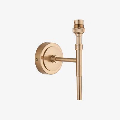 Perch and Parrow Curio Wall Fitting - Brushed Aged Brass