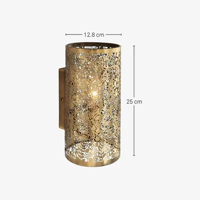 Perch and Parrow Cicero Wall lamp in Antique Brass