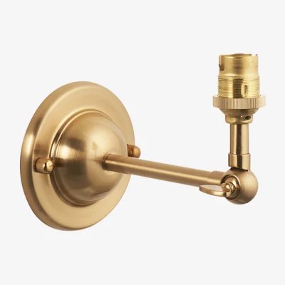 Perch and Parrow Lisette Wing Wall Fitting in Brushed Aged Brass
