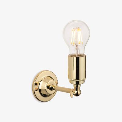 Pagazzi Indy 1 Light Polished Brass Wall Light