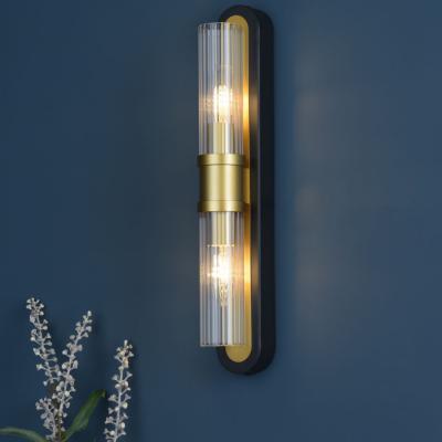 Pagazzi Tess 2-Light Black And Gold Wall Light