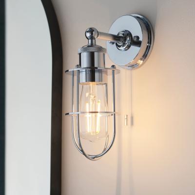 Pagazzi Zofia Silver Industrial Wall Light