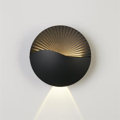 Pagazzi Sunrise Black Wall Light
