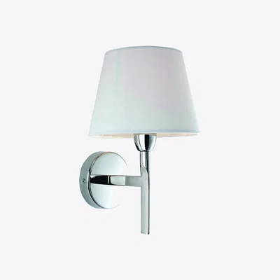 Pagazzi Transition Polished Steel and Cream Wall Light