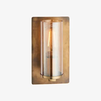 Pagazzi Yasmin 1 Light Brass and Champagne Wall Bracket