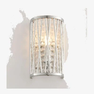 Pagazzi Marissa Chrome & Crystal Wall Light