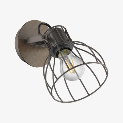 Pagazzi Sambatello Brown 1 Light Wall Light