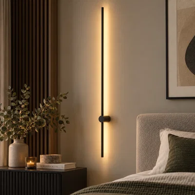 Pagazzi Swing Black Wall Light 90cm
