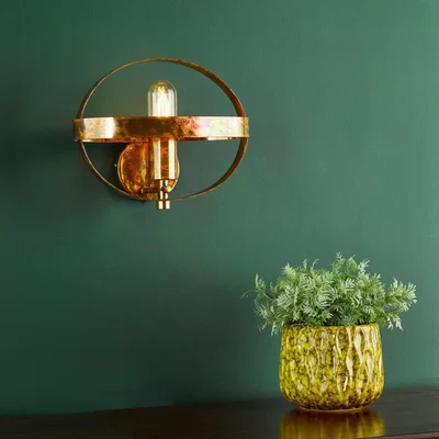 Pagazzi Symbol Mottled Copper Wall Light