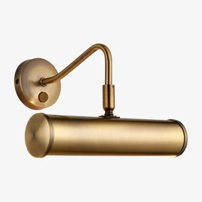 Pagazzi Turner 230mm Wall Light Antique Brass